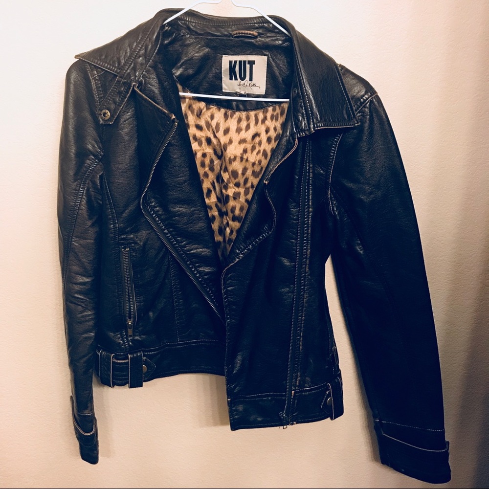 KUT leather jacket
